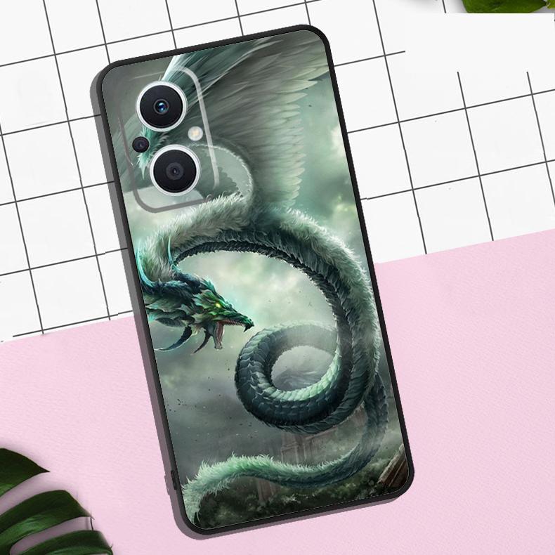 Legendary Dragon Case For OPPO Reno 11 12 13 F 8T 7 8 10 Pro OPPO Find X8 Pro X3 X6 Pro X5 Lite Cover Coque