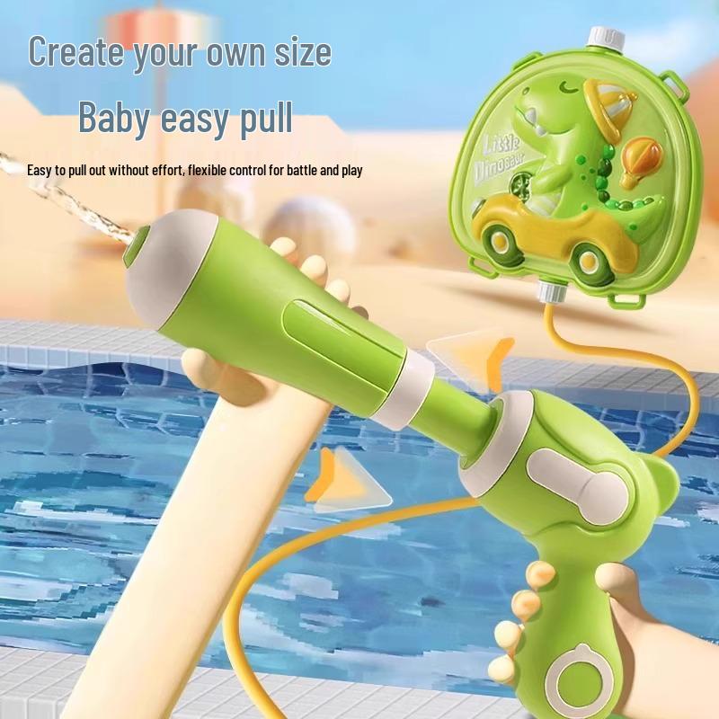 2025 New Kids' Water Gun Backpack: Pump-Action Toy for Boys & Girls - Perfect for Summer Water Play & Fights!