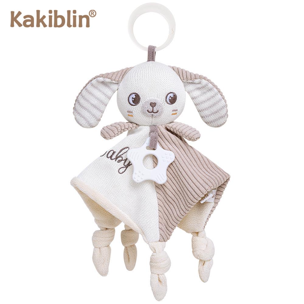 Chewable Cotton Baby Soothing Doll & Bib: Infant Sleep Companion