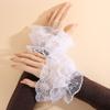 Lolita Short Lace Gloves – Japanese Soft Girl Nightclub Accessories
