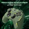 PlayVital Stellar Mecha Silicone Protective Cover for Xbox Elite Series Grip Protector with 2 Thumb Grip Caps and Mechanical Green 2, Non-Slip