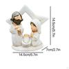 Nativity Family Scene HandPainted Holy Figurine