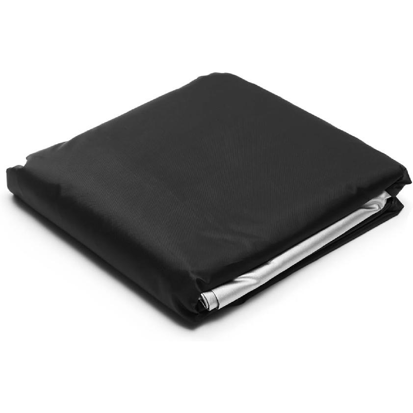 Square Hot Tub Cover Protector Waterproof Outdoor SPA Cover Cap for Square Hot Tub 94 × 94 × 33 Inch,Black (220 * 220 * 85CM)