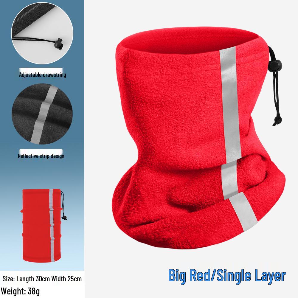 Adjustable Multifunctional Neck Warmer: Windproof Skiing & Cycling Gaiter for Autumn & Winter