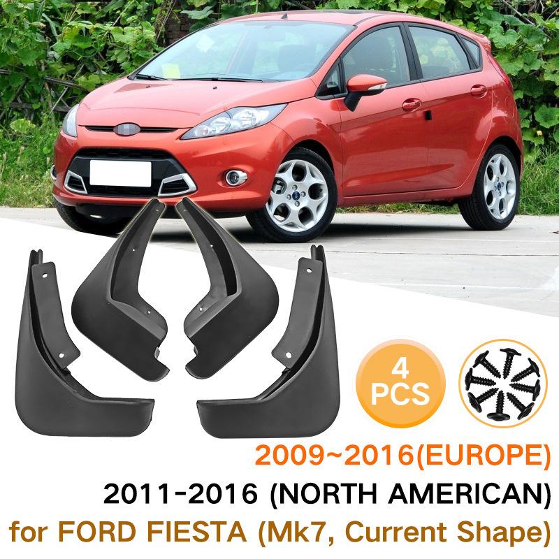 Special car suitable for Ford Fiesta FIESTA two-compartment fender tile auto parts modification армия зеленый