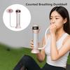 Adjustable Resistance Counted Breathing Dumbbell  Breathing Training Device