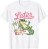 Teacher Summer Alligator See You Later Last Day of School T-Shirt