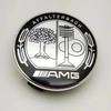 Hub Cap 1pcs 57mm Star Flat Hood Bonnet Logo Emblem Badge For Mercedes Benz W204 W124 W201 W202 W212 W220 W205 automobile Accessorie