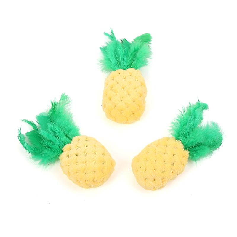 pineapple cat toy