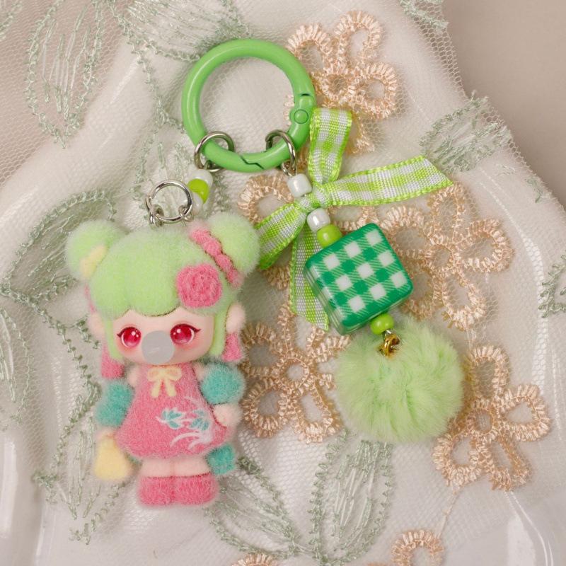 Söt Docka Söt Docka Tecknad Nyckelring Docka Student Skolväska Hängande Trend Nyckelring