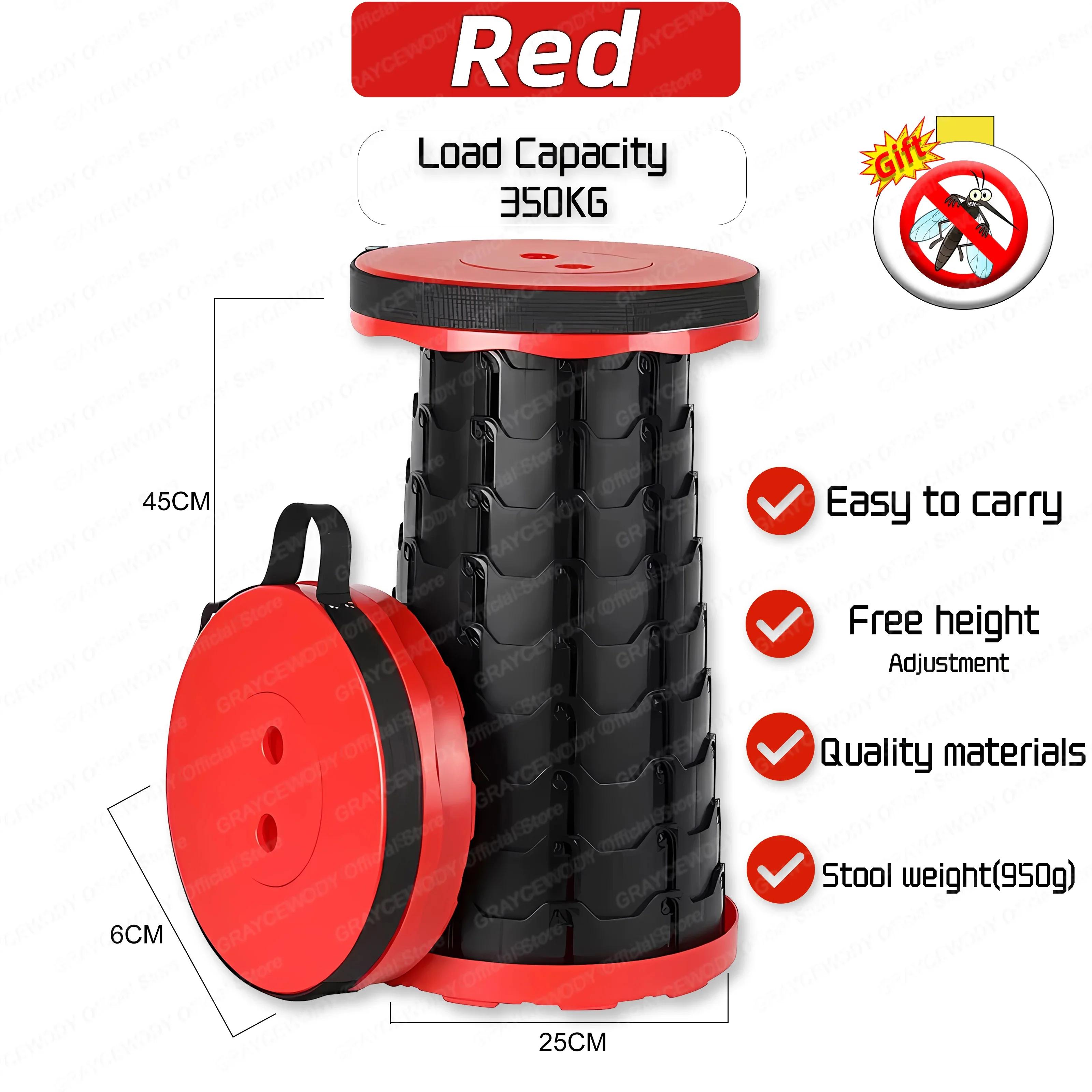 

Новый портативный круглый складной стул, стул-аккордеон, регулировка высоты, простой инструмент, слон, качели, игровая площадка, стул для очереди, подарок