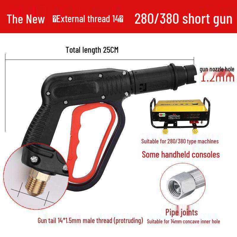 Hochdruck-Wasserpistolendüse für Autowäsche & Landwirtschaftsreinigung