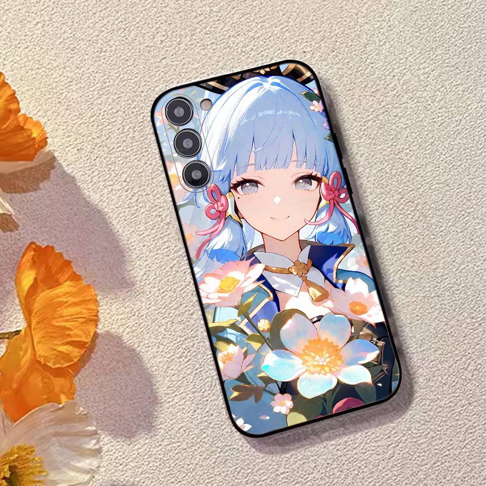 Genshin Impact K-Kamisato A-Ayaka Phone Case Silicone Soft For Samsung Galaxy A73,A72,A71,A70,A53,A52,A51