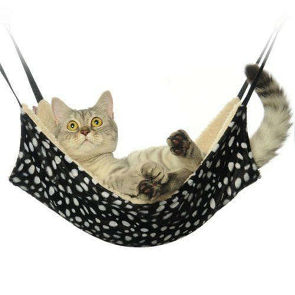 Winter Warm Cat Cage Hammock for Cats Kitten Strong Little Pet Bed Mat Chinchillas Guinea Pig Gotas Beds Home Mascotas Products