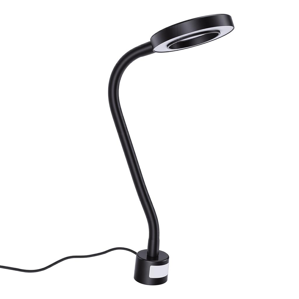 60X Magnifying Glass 10w Magnetic Magnifying Glass LED Reading Lamp with 3 Color Modes for Manicure Crafting