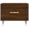 Vidaxl Coffee Table, Brown Oak, 50X50X40 Cm