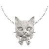 Tomorrowobject Cat Portrait. Large Pendant.