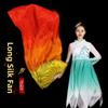 120cm Length Practice Dancer Tool Multicolors Square Dancing Belly Dancing Fan  For Kid Women