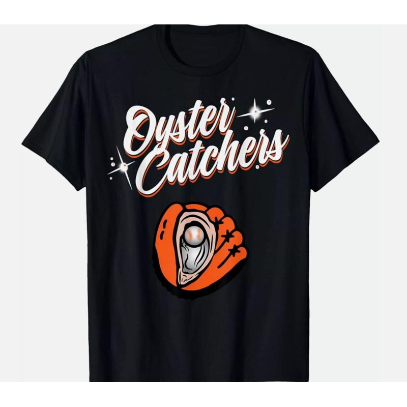 Chesapeake Oyster Catchers Logo T Shirt S разноцветный