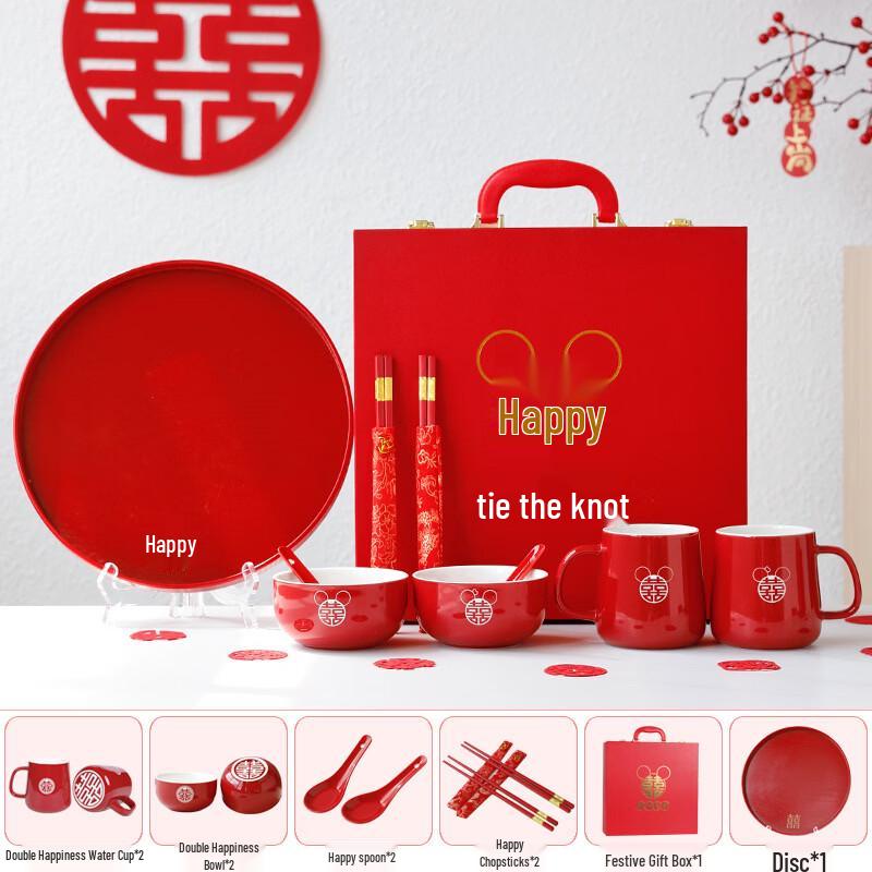 Mickey Mouse Engagement Ceramic Tableware Gift Set