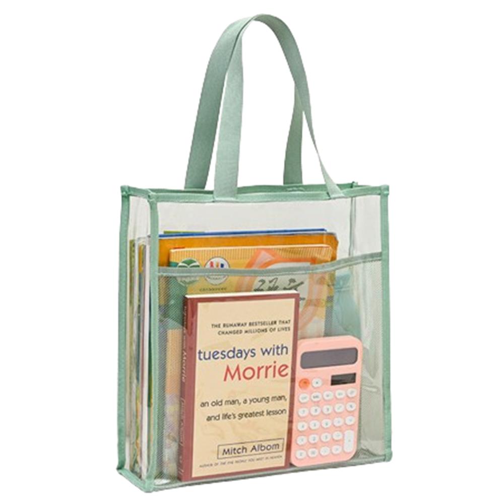 Mesh Test Paper Storage Bag Multifunctional Tutoring Bag Student Tote Bags  School Office Supplies