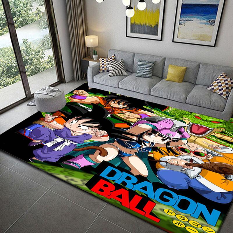 Dragon Ball Apartment Living Room Carpetanime soft washable cartoon floor carpet