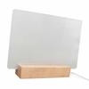 Whiteboard 220x150mm Acryl Weiß Planungstafel Wiederverwendbar mit Beleuchtungssockel DC 5V