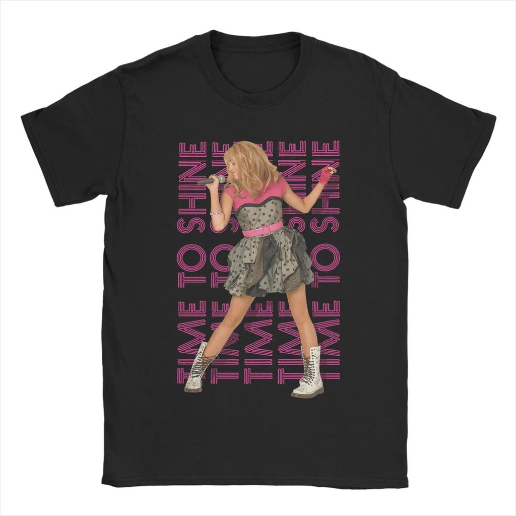 2026 Y2K Vintage Summer Hip Pop Hannah Montana 20th Anniversary TShirt Cotton Casual Print Tee Shirt for Women Unisex