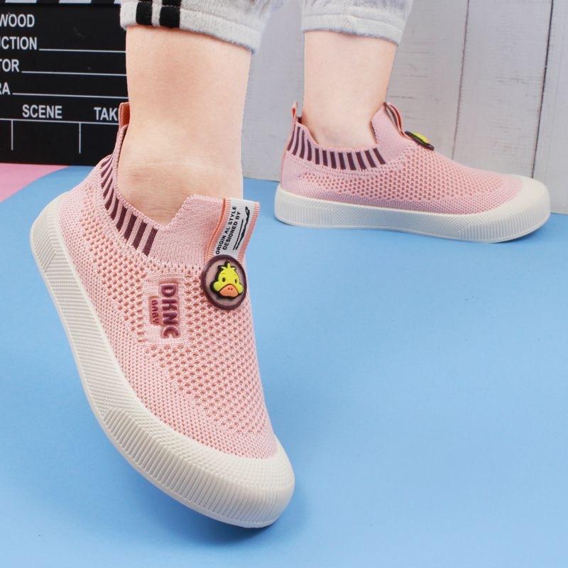 Children's Shoes Spring Boys and Girls Breathable and Comfortable Mesh Shoes Non-slip Soft-soled Casual Shoes Sports Shoes