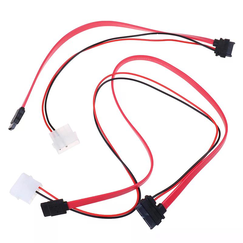 7 + 6-контактний кабель Slimline SATA для тонкого ноутбука, адаптерний кабель SATA DVD CD-RW
