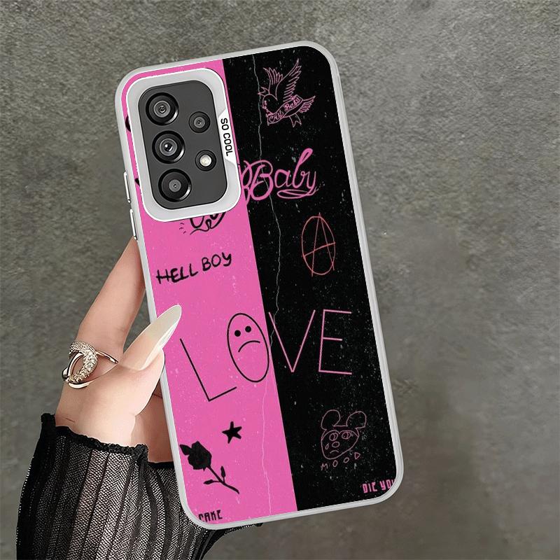 Lil Peep Hellboy Love Stoßfeste Handyhülle für Samsung A17 A16 A15 A14 A37 A57 A36 A56 A26 A35 A55 A25 A34 A54 A24 A13 A23 A33
