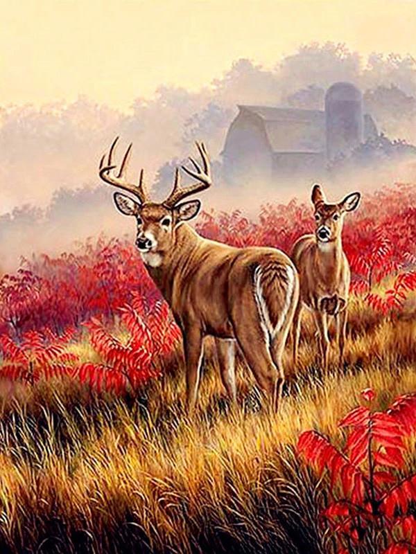 5D Diamond Painting Deer Picture Of Rhinestone New Arrival Diamond Embroidery Animal Diamond Mosaic Handicraft Home Decor