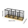 Detachable Cooking Utensils Storage Basket Large Capacity Kitchen Table Organizer  Cupboard