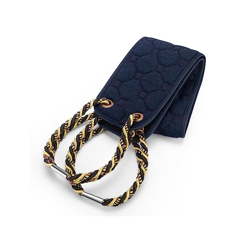 

Exfoliating Back Scrubber Towl for Shower Double-Sided Back Scrub Washcloth with HandlesBody Exfoliator Bath Tool for Men Women синій