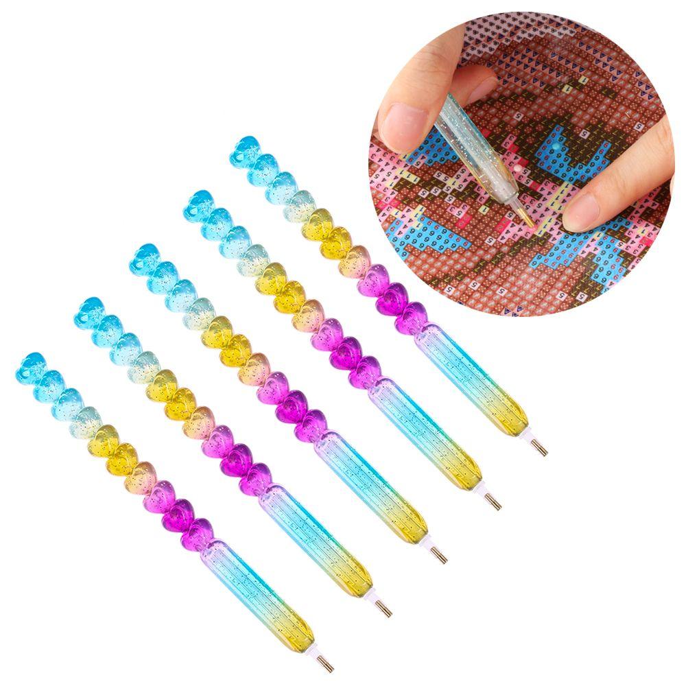 

NEW Embroidery Heart Shaped Point Drill Pen Diamond Painting Sewing Accessories Cross Stitch Only pen