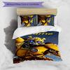 3pcs Custom Name Bumblebee Bedding Set Duvet Cover Closure Includes 1 Duvet Cover & 2 Pillowcases for All Seasons Bedroom Decor