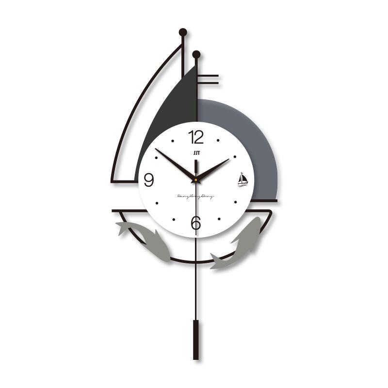 Modern Minimalist Wall Clock for Living Room, Restaurant, or Home Decor