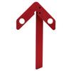 45 90 Degrees Carpenter Right Angle Line Gauge Round Heart Ruler