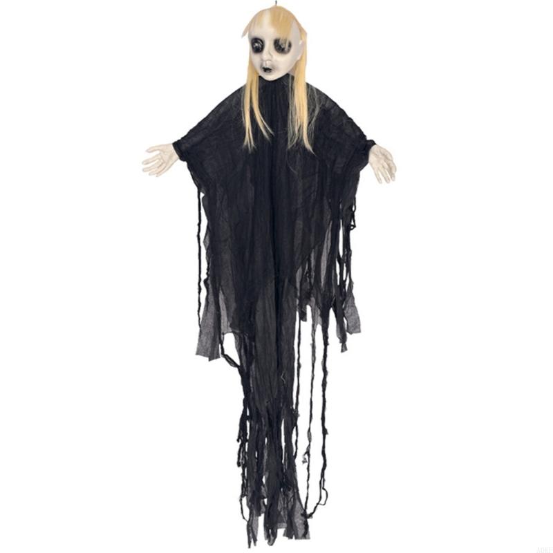 Sound Effect Skeleton Hanging Decoration For Garden Yard Indoor and Outdoor A0KF