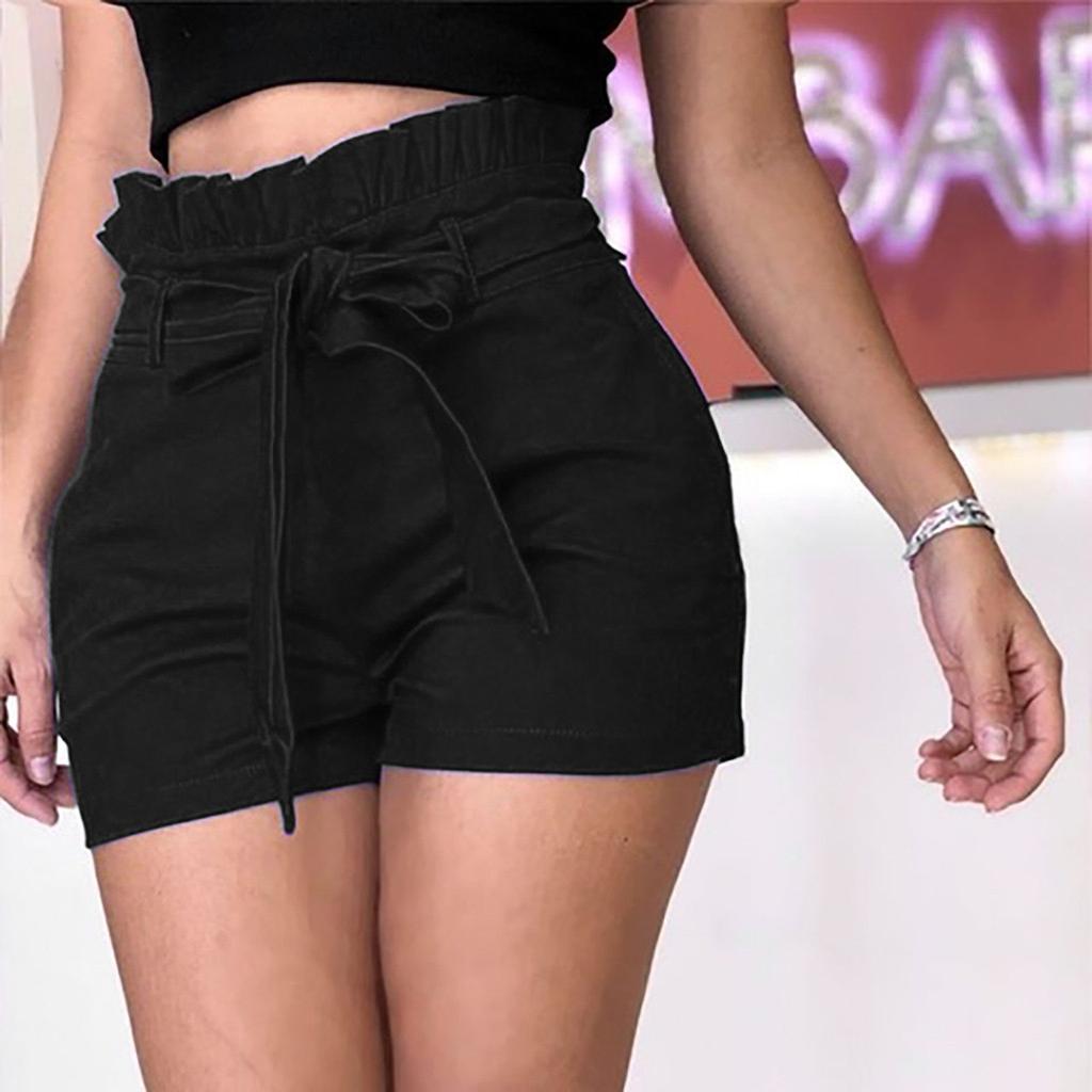 Pantaloncini Estivi Donna In 100% Cotone | Vita Elastica Con Coulisse E Tasche | Comodi Per Il Tempo Libero E La Spiaggia | Taglie M-2XL