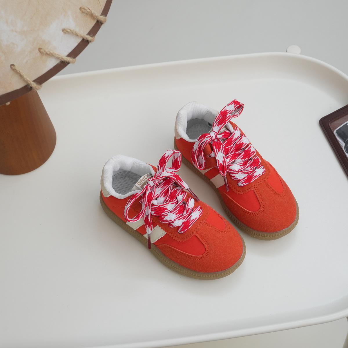 

XSHX Dexun board shoes children s soft-soled sports spring and autumn Velcro retro men s and women s pass 246325 25