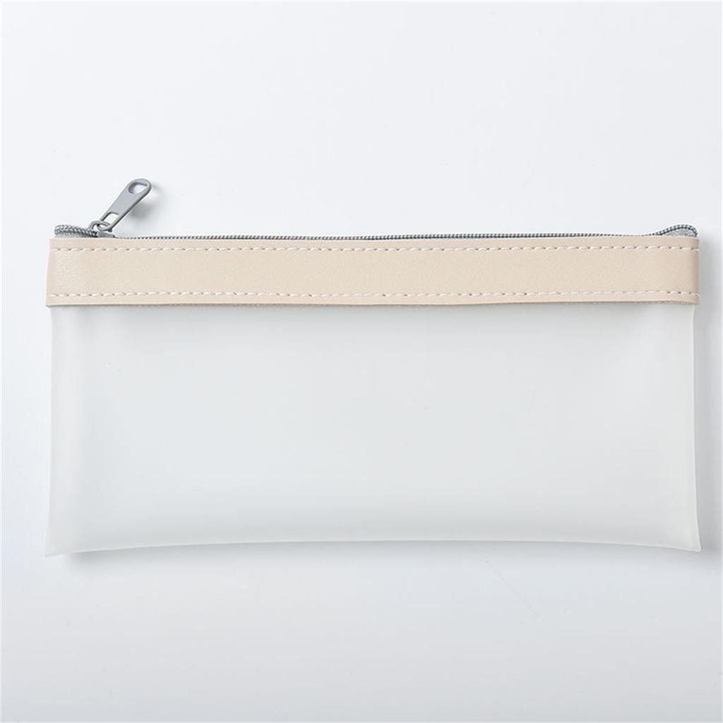 Pencil Case Pen Case Zipper Pouch Clear Stationery Bag Pencil Holder Pencil Bag for Ballpoint Pens Markers Erasers