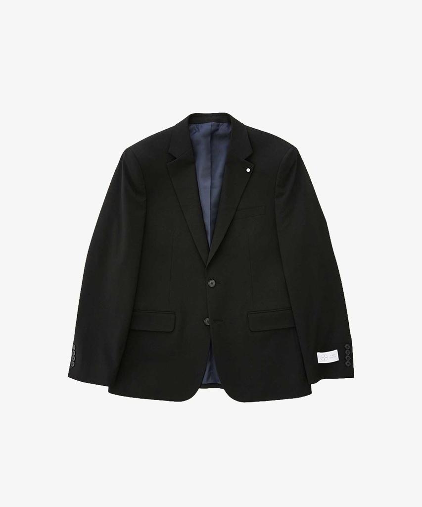 Stco Tech-Poly 4-Way Stretch Essential Suit Setup Set Black (Slim Fit)_Ssjuz01Set