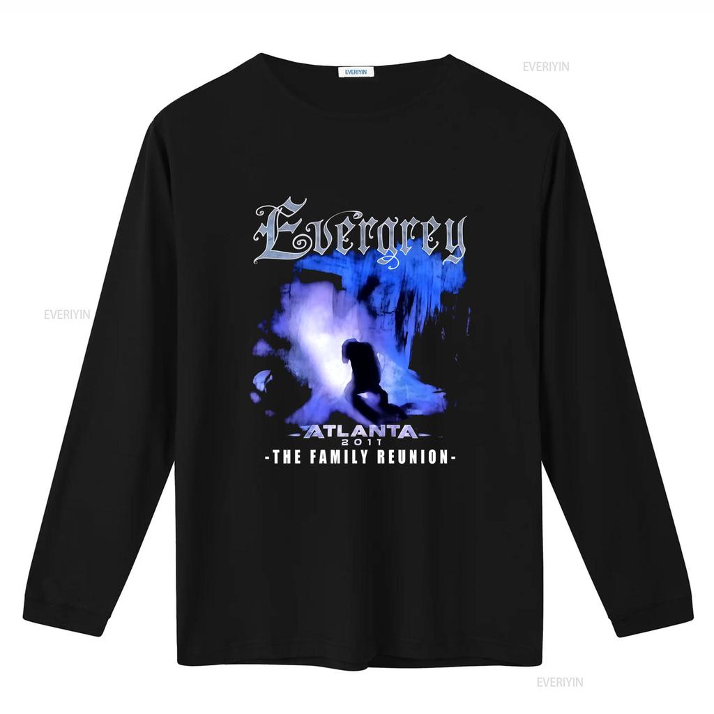 Evergrey Band T-Shirt S Bis 4XL Black Metal Stil Atlanta 2011 The Family Reunion Design vintage Gewaschen Leicht Atmungsaktiv