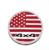 3D Metal Side Fender Rear Trunk Badge Emblem Sticker 4X4 US Flag For Jeep Wrangler Grand Cherokee Dodge Car Accessories ALY1