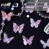 Dream Butterfly Whispers: Gold Foil 3D Butterfly Stickers for Journals & Collages - 6 Styles