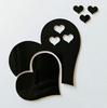 3D Glass Mirror Wall Stickers Hearts Fashion DIY Decals Self-adhesive LOVE Wedding Background Home Room Decoration Wallpaper