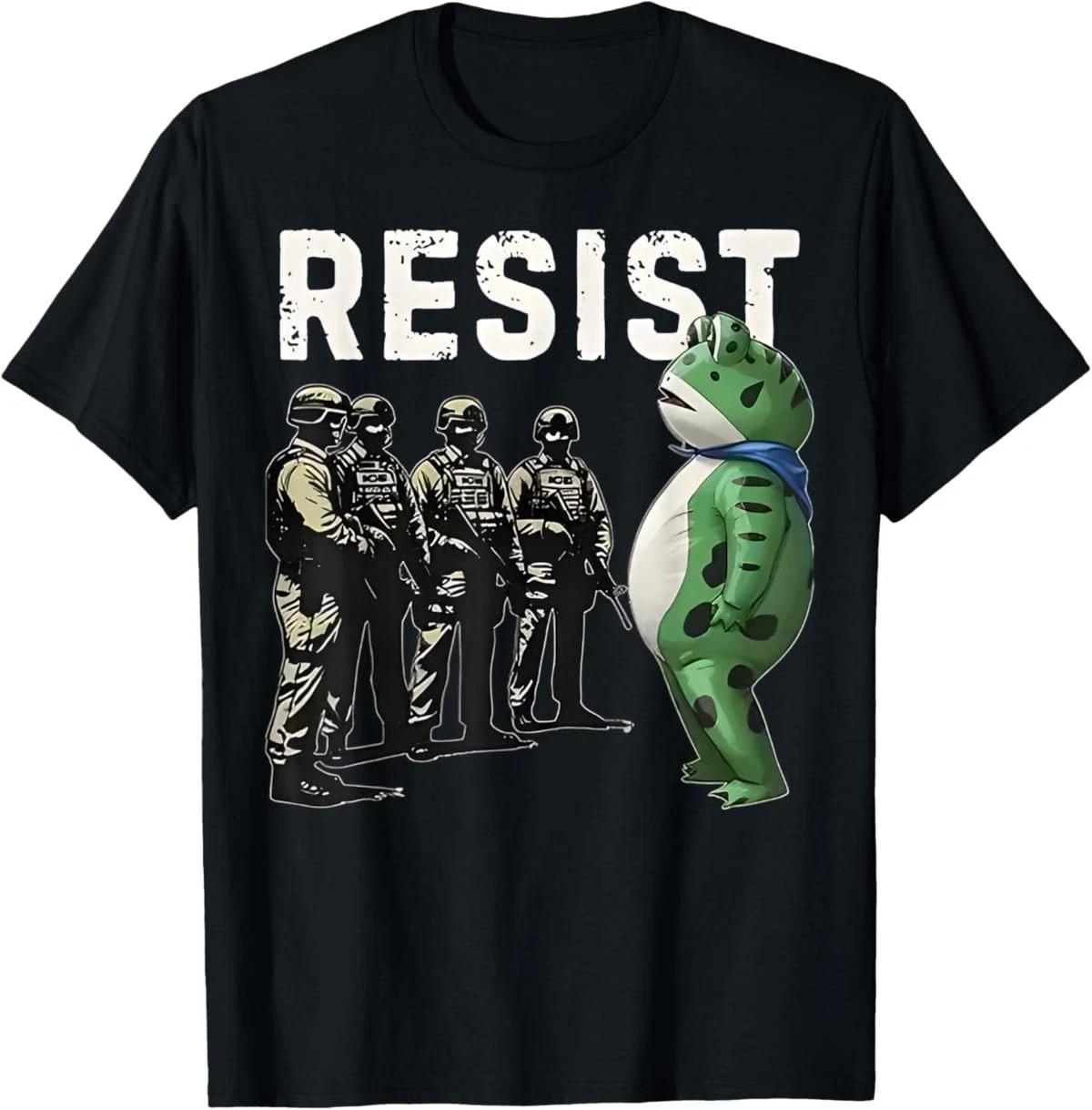 Frogs Resist - Portland Frog Protest T-Shirt XXL