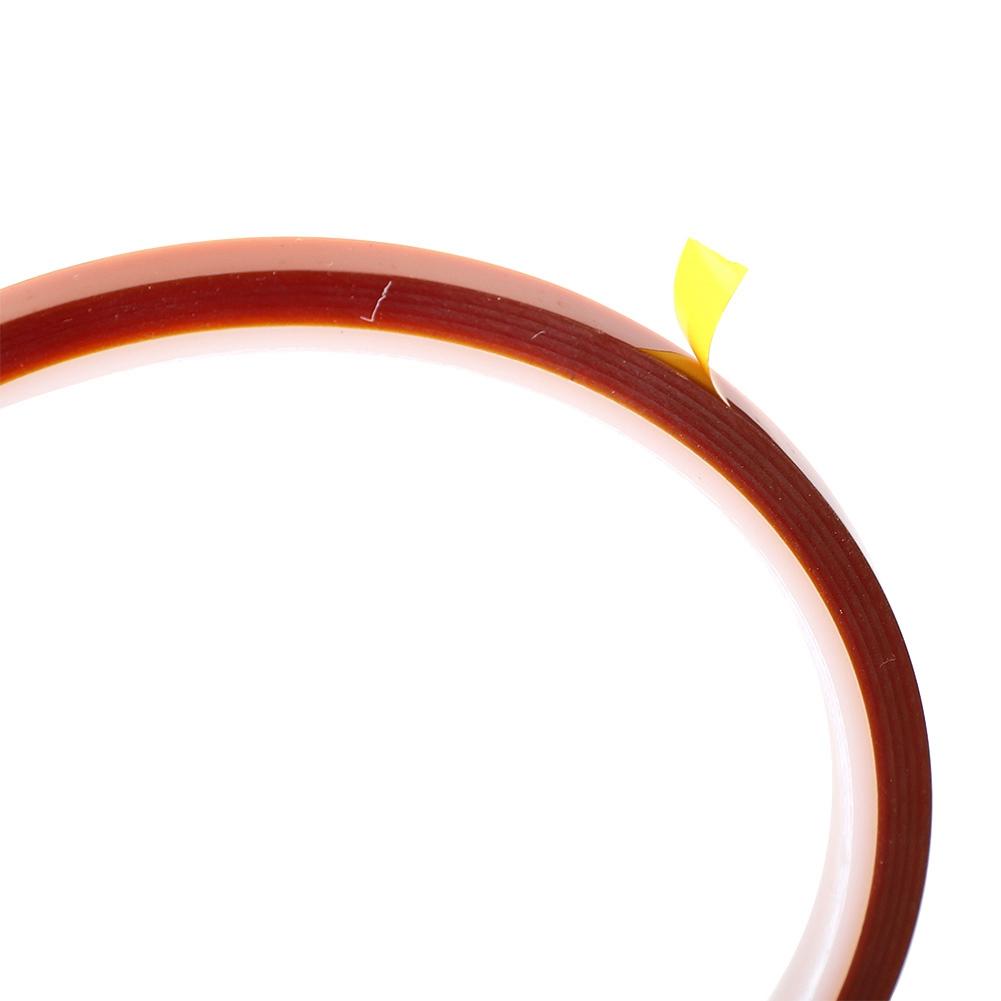 2PCS 3 High Temperature Resistant Adhesive Tape Polyimide Film Yellow Brown Accessory
