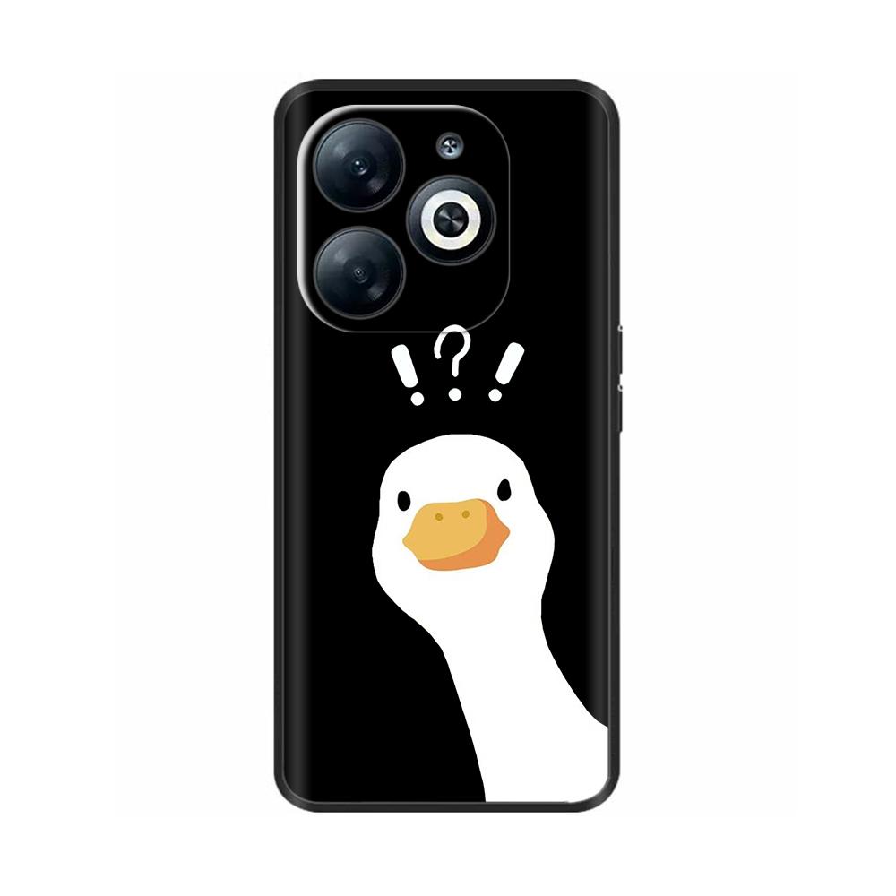 Phone Case For Infinix Smart 8 8pro 8Plus Cute Cartoon Painted Back Cover Soft TPU Bumper For Infinix Smart 8 Pro Plus Case Capa